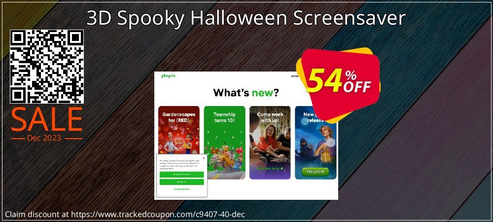 Get 50% OFF 3D Spooky Halloween Screensaver offer
