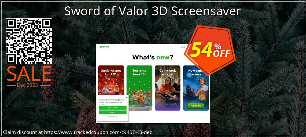 Get 50% OFF Sword of Valor 3D Screensaver offering discount