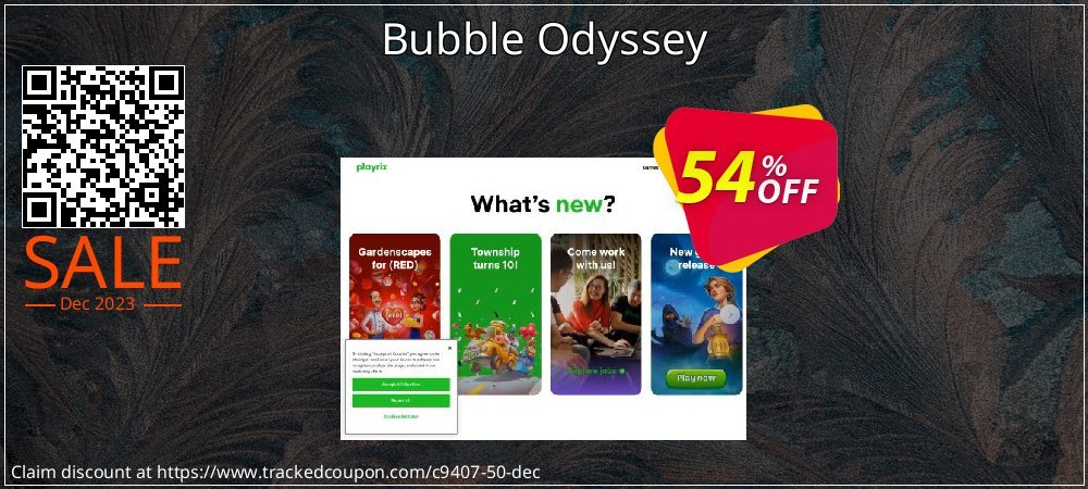 Bubble Odyssey coupon on National Walking Day sales