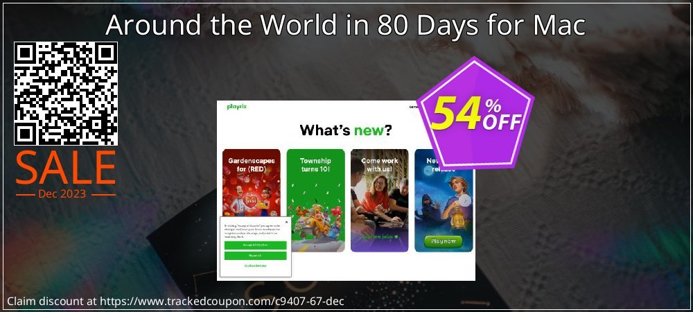 Around the World in 80 Days for Mac coupon on April Fools' Day promotions
