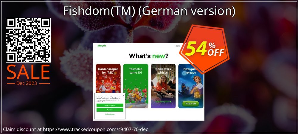 Fishdom - TM - German version  coupon on National Walking Day offer