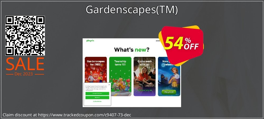 Gardenscapes - TM  coupon on Constitution Memorial Day super sale