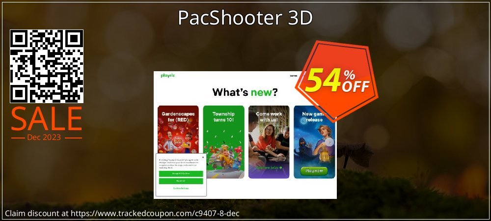 PacShooter 3D coupon on Virtual Vacation Day offer