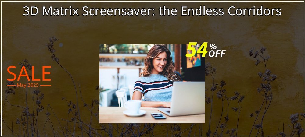 3D Matrix Screensaver: the Endless Corridors coupon on Tell a Lie Day offering discount