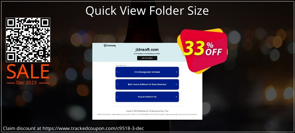 Get 30% OFF Quick View Folder Size offering sales