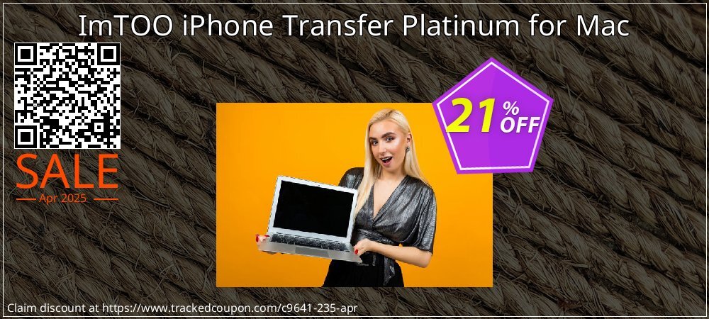 ImTOO iPhone Transfer Platinum for Mac coupon on National Walking Day offering sales