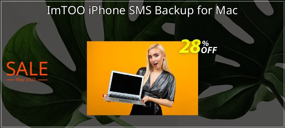 ImTOO iPhone SMS Backup for Mac coupon on National Memo Day offering sales