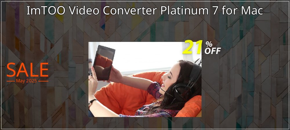 ImTOO Video Converter Platinum 7 for Mac coupon on World Backup Day offering discount