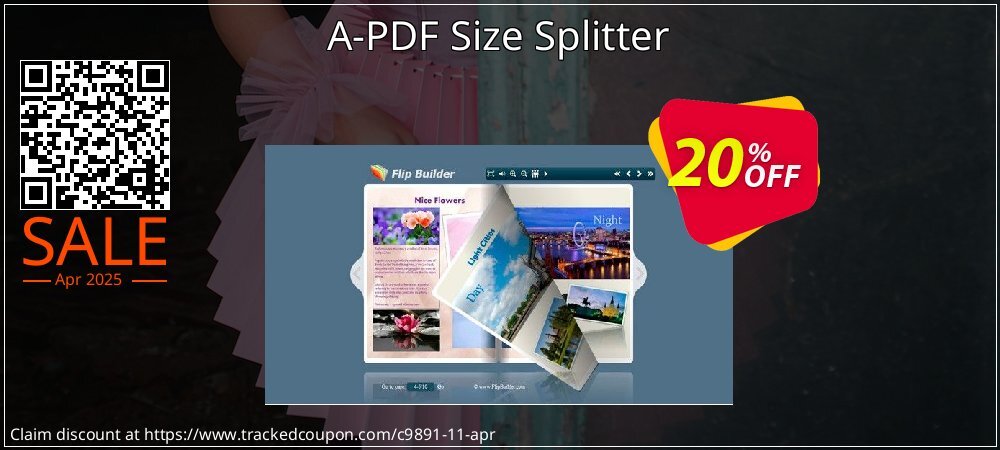 A-PDF Size Splitter coupon on World Party Day offering discount