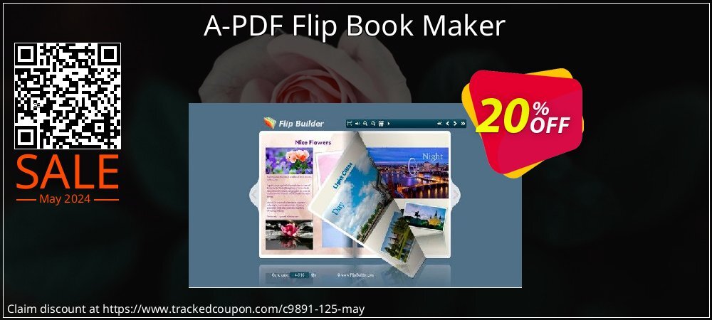 A-PDF Flip Book Maker coupon on Mother's Day offer