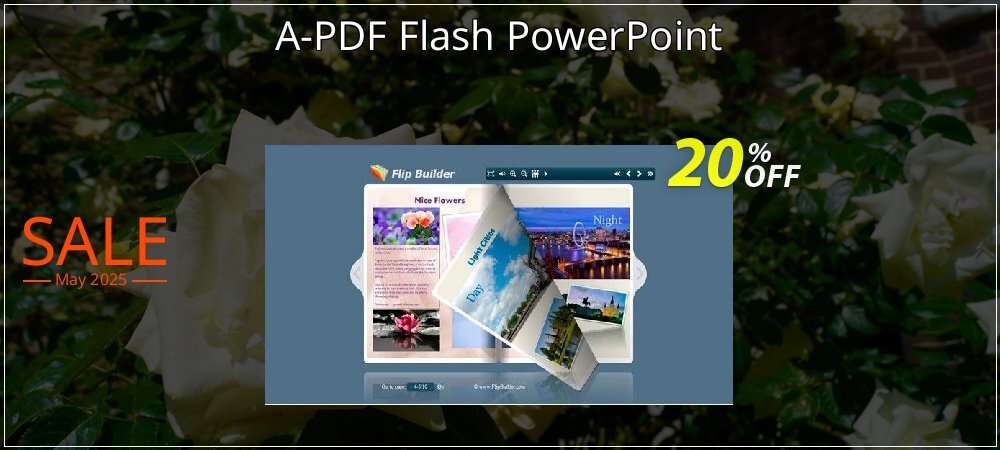 A-PDF Flash PowerPoint coupon on World Party Day offer