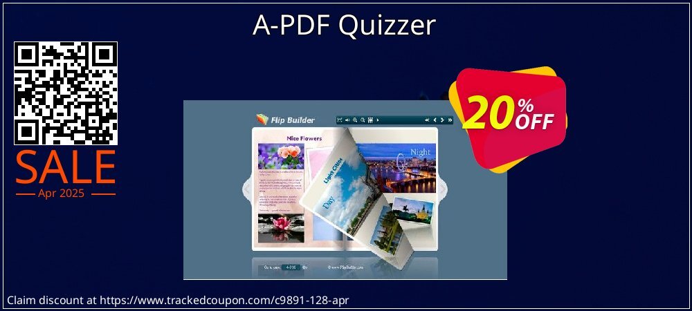 A-PDF Quizzer coupon on National Pizza Party Day offering sales