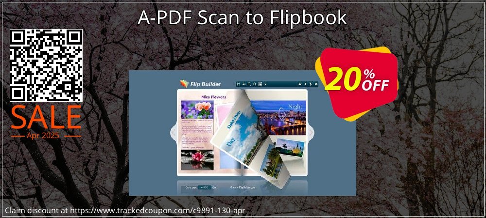 A-PDF Scan to Flipbook coupon on National Walking Day super sale