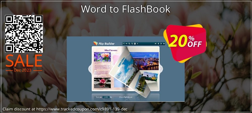 Word to FlashBook coupon on National Smile Day discounts