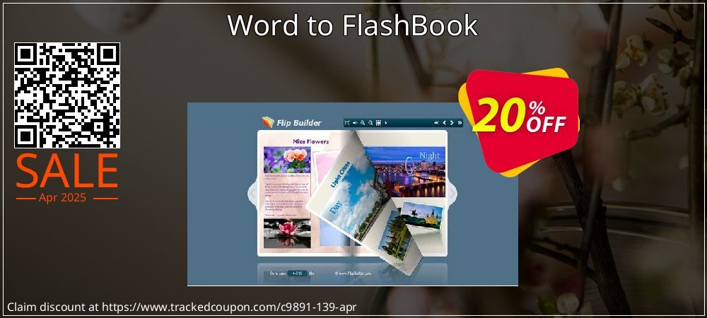 Word to FlashBook coupon on National Smile Day discounts