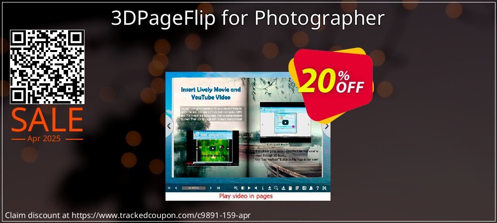 3DPageFlip for Photographer coupon on April Fools' Day discounts