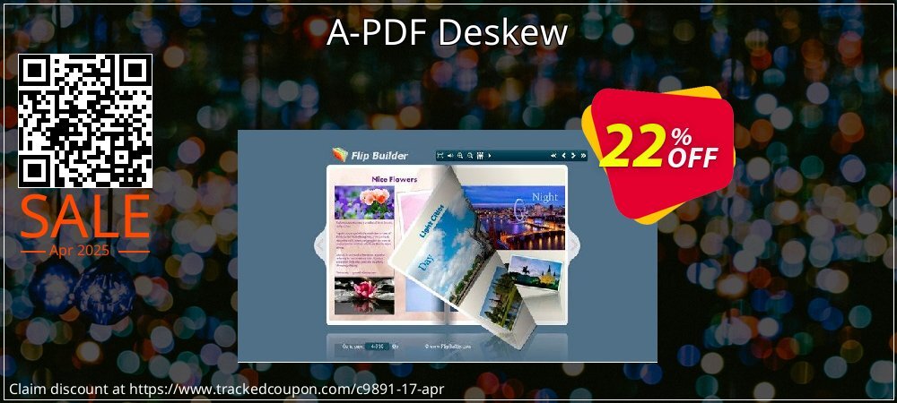 A-PDF Deskew coupon on April Fools' Day deals