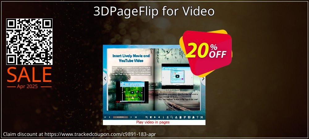 3DPageFlip for Video coupon on Constitution Memorial Day super sale