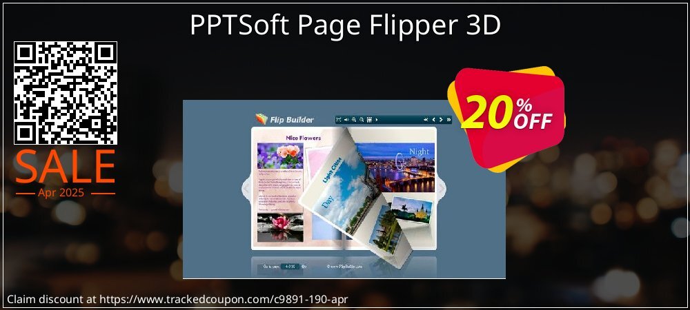 PPTSoft Page Flipper 3D coupon on National Walking Day discount