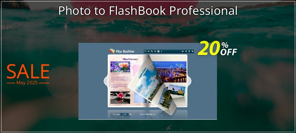 Photo to FlashBook Professional coupon on World Password Day offering discount