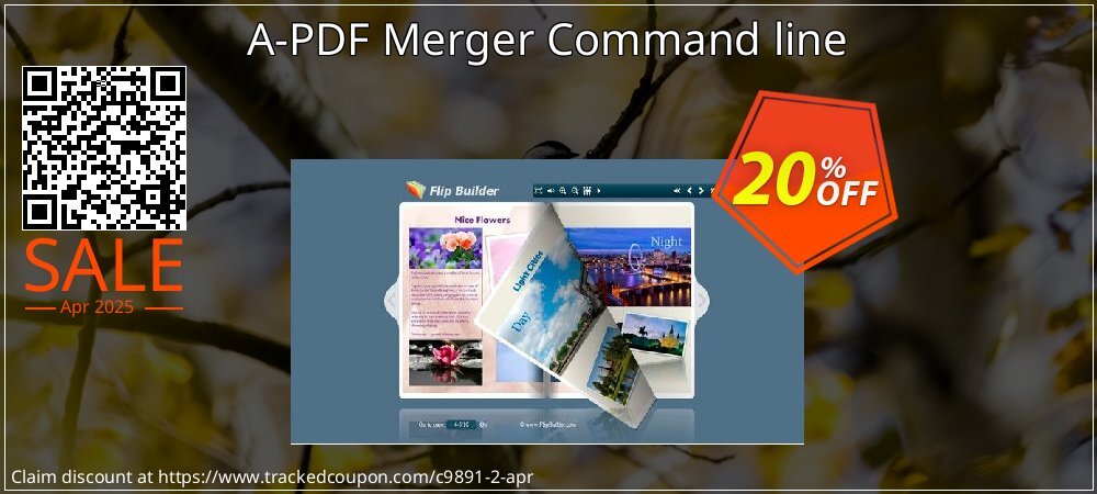 A-PDF Merger Command line coupon on April Fools' Day offering discount