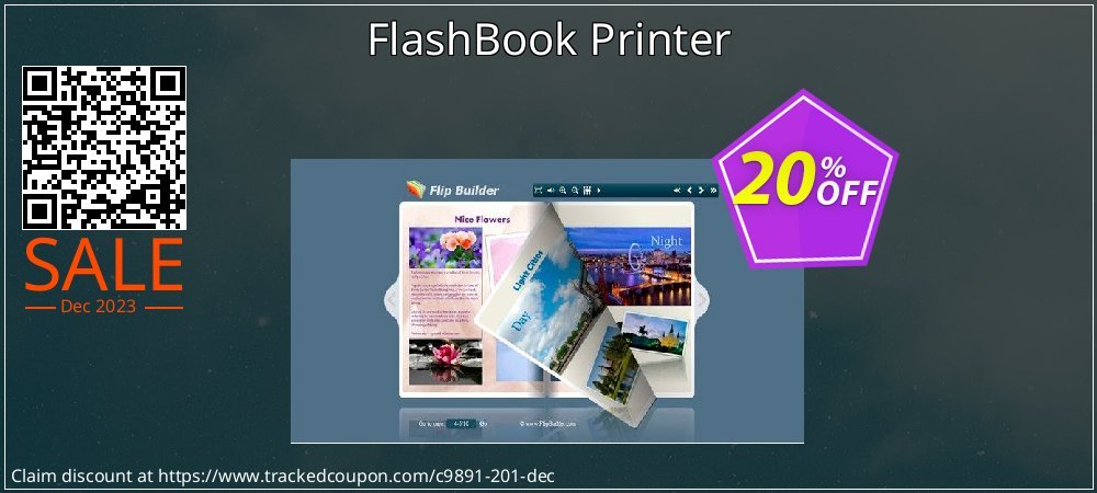 FlashBook Printer coupon on World Party Day offering sales
