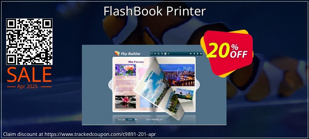 FlashBook Printer coupon on World Party Day offering sales