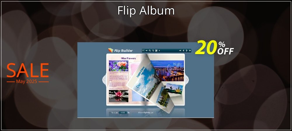 Flip Album coupon on National Smile Day super sale