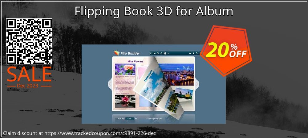 Flipping Book 3D for Album coupon on National Champagne Day offer