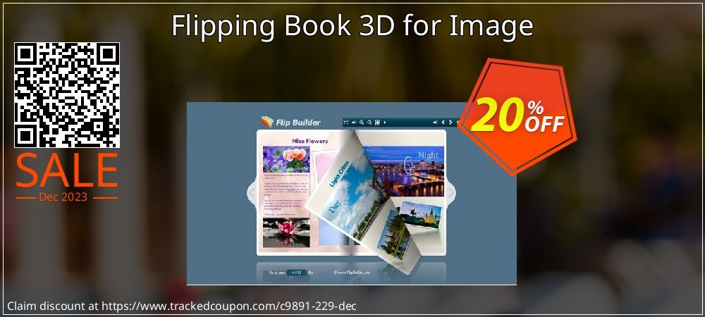 Flipping Book 3D for Image coupon on April Fools' Day offering sales