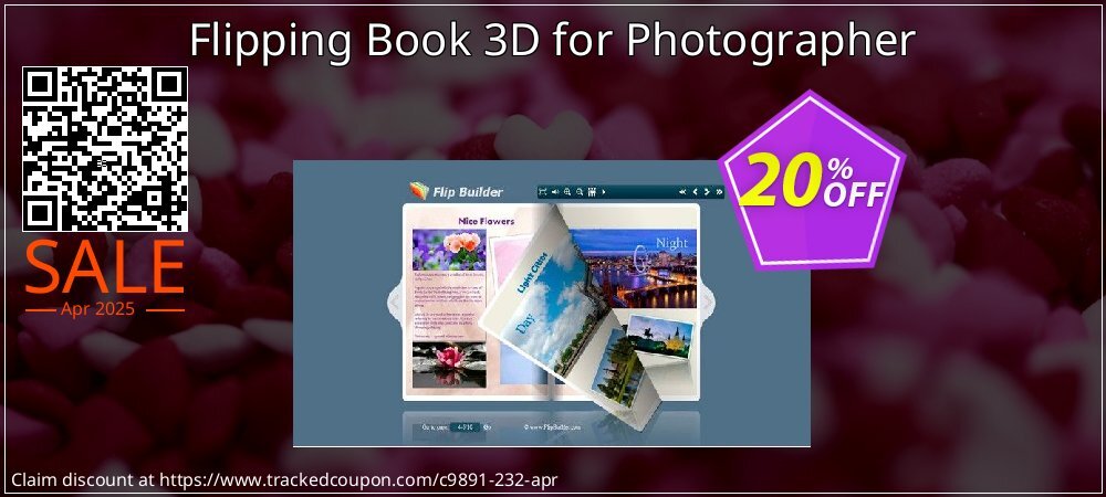 Flipping Book 3D for Photographer coupon on National Memo Day deals