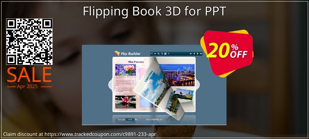 Flipping Book 3D for PPT coupon on National Pizza Party Day offer