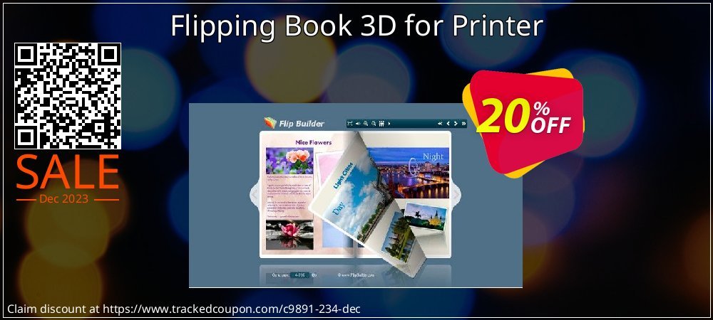 Flipping Book 3D for Printer coupon on Christmas Card Day deals