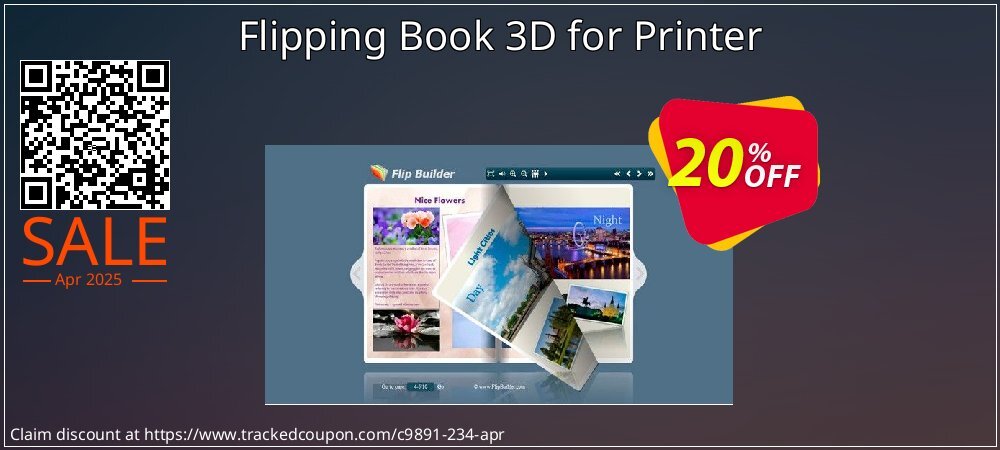 Flipping Book 3D for Printer coupon on World Password Day discount