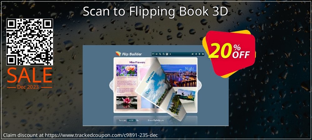 Scan to Flipping Book 3D coupon on Mother's Day offering discount