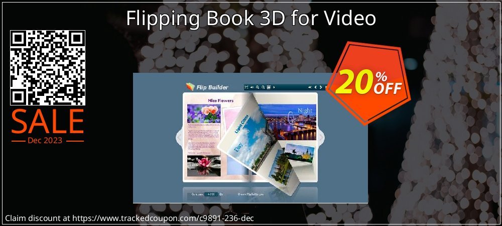 Flipping Book 3D for Video coupon on World Whisky Day offering sales