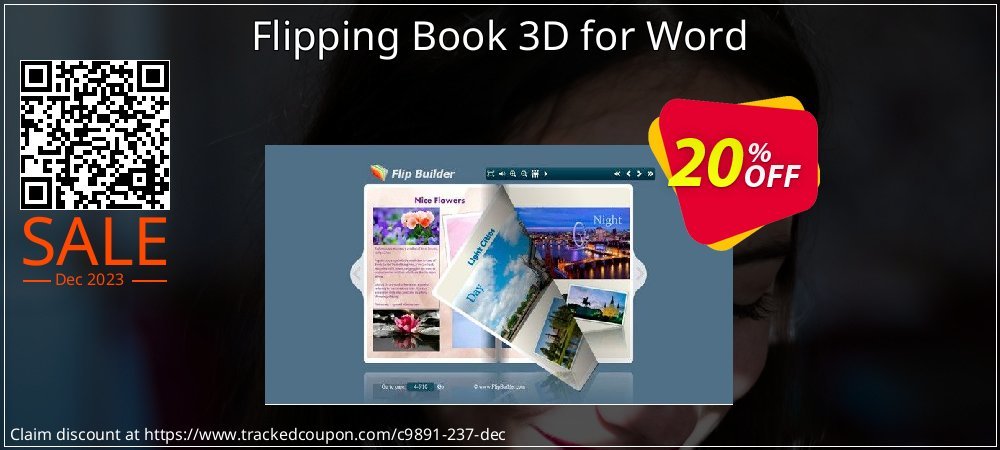 Flipping Book 3D for Word coupon on April Fools' Day offering sales
