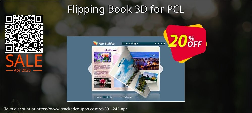 Flipping Book 3D for PCL coupon on Easter Day offer