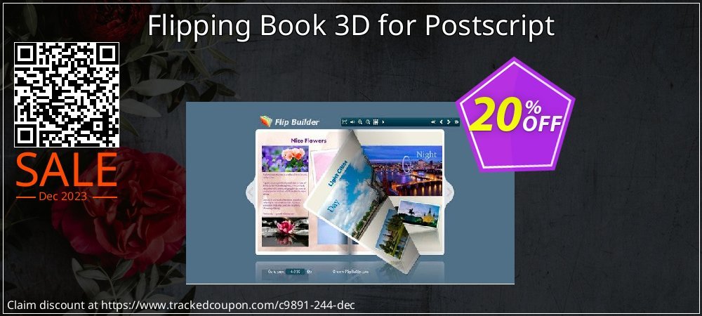 Flipping Book 3D for Postscript coupon on National Smile Day offering discount