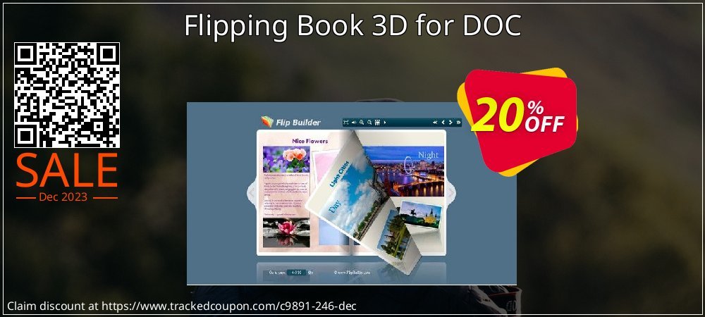 Flipping Book 3D for DOC coupon on World Whisky Day super sale