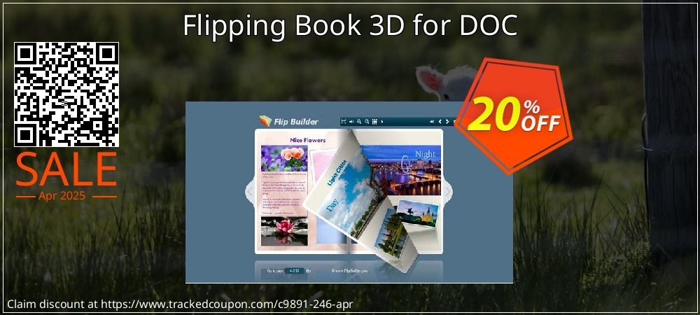 Flipping Book 3D for DOC coupon on World Whisky Day super sale