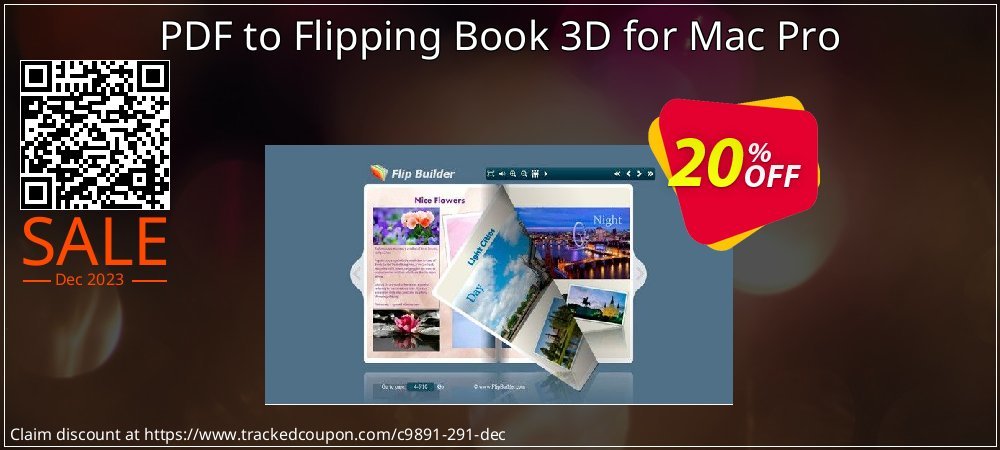 Get 20% OFF PDF to Flipping Book 3D for Mac Pro offering sales