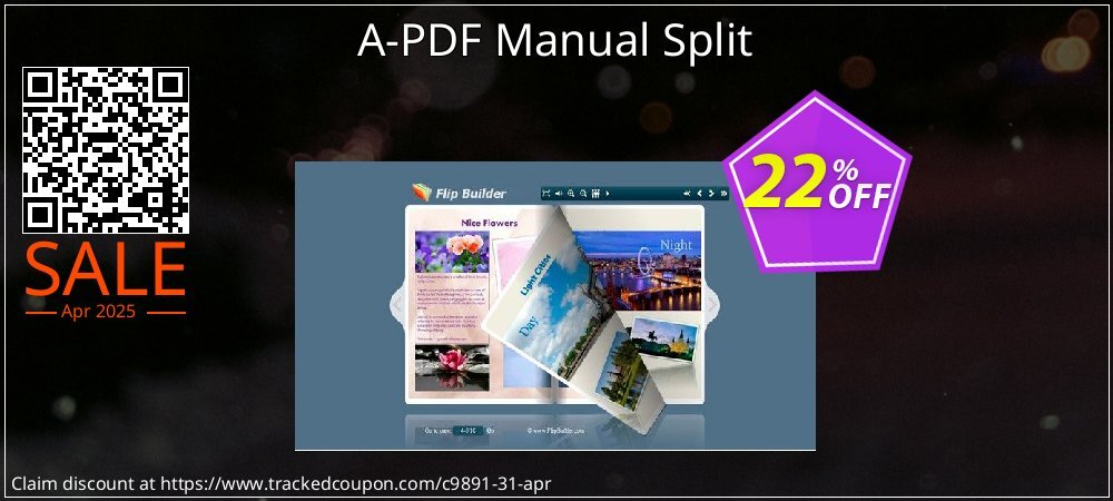 A-PDF Manual Split coupon on Palm Sunday offering sales