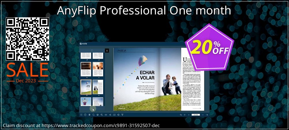 AnyFlip Professional One month coupon on April Fools' Day discounts