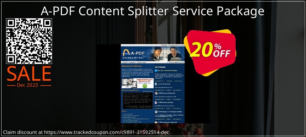 A-PDF Content Splitter Service Package coupon on World Password Day super sale