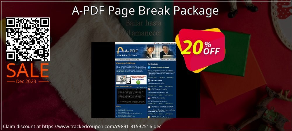 A-PDF Page Break Package coupon on World Party Day discounts