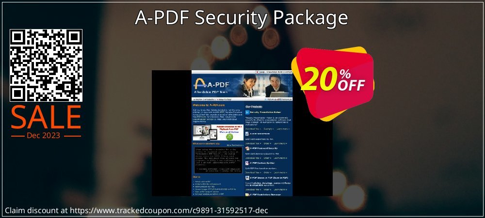 A-PDF Security Package coupon on Working Day sales