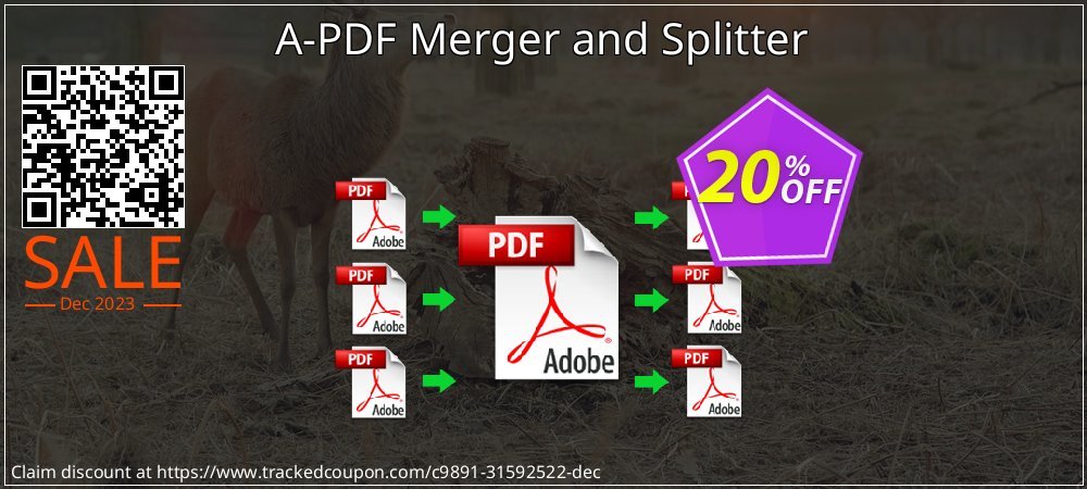A-PDF Merger and Splitter coupon on National Memo Day offering sales