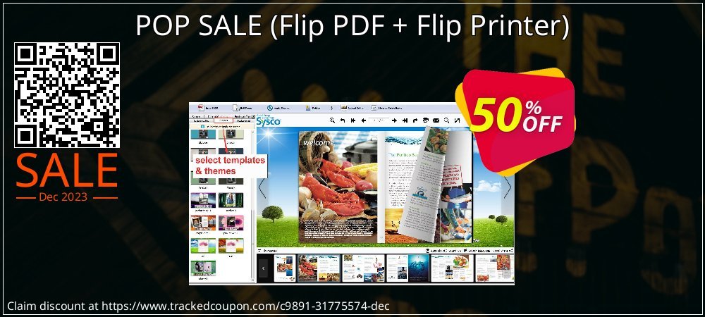 POP SALE - Flip PDF + Flip Printer  coupon on National Smile Day super sale