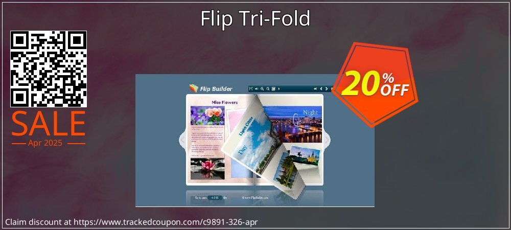 Flip Tri-Fold coupon on World Party Day offering discount